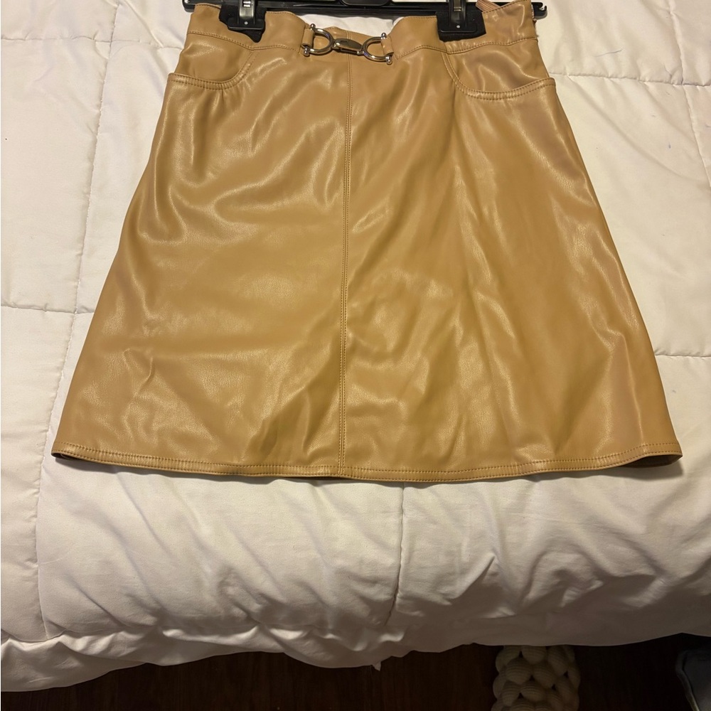 Banana Republic Light Brown Mini Skirt